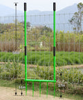 Heavy Duty Broadfork Garden Tool With Five Sharp Cambered 11 Inch Tines, 56 Inch Unibody Shaft, Durable Green in Garden