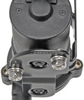 Easy Swap Heavy Duty Coolant Heat Storage Tank Pump Direct Fit Replacement For Vehicle Engine Cooling System, top view, black plastic finish.