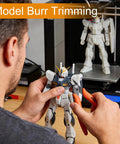 Person using Pro Grade Micro Wire Cutter Pliers Flush Cutters For Jewelry Making And Hobby Models Gundam Electronics Two Pack
