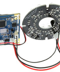 1.0 Megapixel 720p USB Camera With IR Cut And IR LED for Day Night Surveillance circuit board and IR LEDs