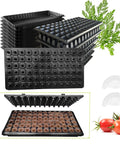 72 Cell Seed Starter Trays Kit With Dibber And 20 Reusable Seedling Trays For Germination And Propagation Includes Plant Labels And A Soil Digger