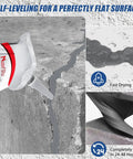Fast Drying Concrete Crack Filler Kit For Driveways And Foundations, Waterproof Self Leveling Cement Sealant applied on concrete
