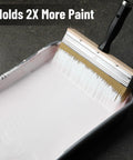 9 Inch Deck Stain Brush For Wood Wide 9 Inch Bristle Brush For Fast Even Stains And Sealants Smooth Finish Workhorse in paint tray