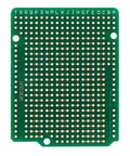 Double Sided FR4 Prototyping Board 2.54mm Pitch 68.6x53.6mm Perfboard For DIY Nerds And Arduino Projects front view