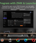 Programming interface for Slick Wireless Mechanical Keyboard With Numeric Keypad Featuring 8000Hz Polling Rate And Rock Solid Pbt Keycaps.