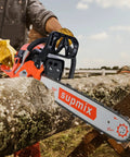 62Cc Gas Chainsaw With 20 Inch Bar For Heavy Duty Wood Cutting 2 Cycle Gas Engine Handheld Chain Saw That Cuts Like A Boss
