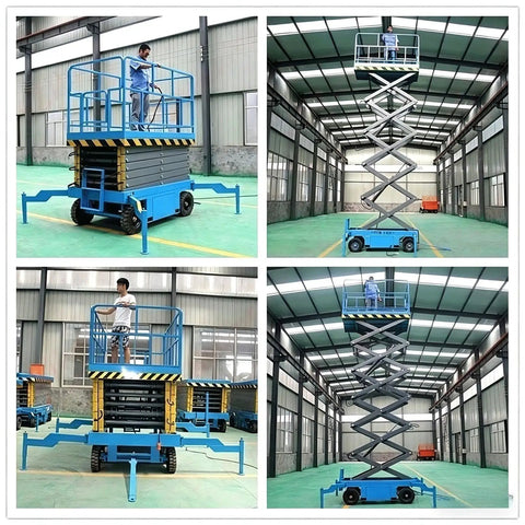Heavy Duty Mobile Scissor Lift And Electric Hydraulic Lifting Platform Table For Smooth Warehouse Moves And Tight Space Hustles With Plug And Play Industrial Design