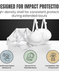 Chest Protector For Fencing Training Gear For Foil Epee Saber Durable Hard Plastic Plastron With Adjustable Straps