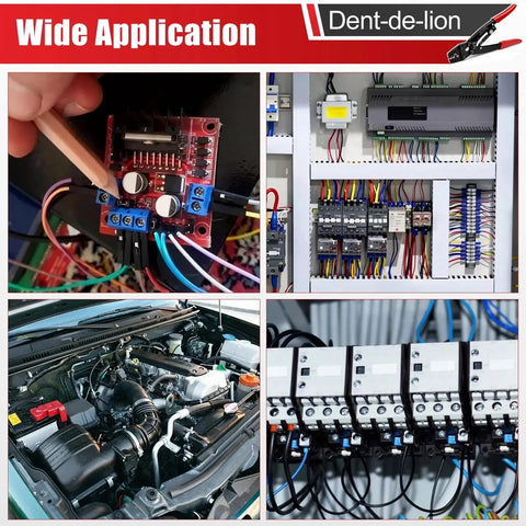 Beefy Heavy Duty Crimping Pliers For 50 Amp 600V Terminals All Purpose Crimp Tool For 1.25 To 16 Mm2 Wires HS-16 in use
