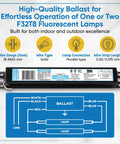 Diagram of Instant Start Centium Fluorescent Ballast For 3 F32T8 Lamps illustrating wiring connections and specifications.