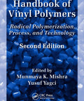 Cover of Vinyl Polymers Hands-On Guide: Radical Polymerization, Process And Technology, Second Edition with blue pellets background