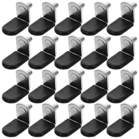 Heavy Duty L Shaped Shelf Supports Pegs With Rubber Sleeves for Kitchen Cabinets Bookcases and Closets 400 Piece Set