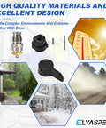 Prime Spray Valve Kit Replacement For Airless Paint Sprayers Upgrade Kit Compatible With Graco 210 230 390 395 490 495 595 3400 Models Stainless Steel Thimble And Drain Valve For Longevity And Smooth Performance shown with weather durability features