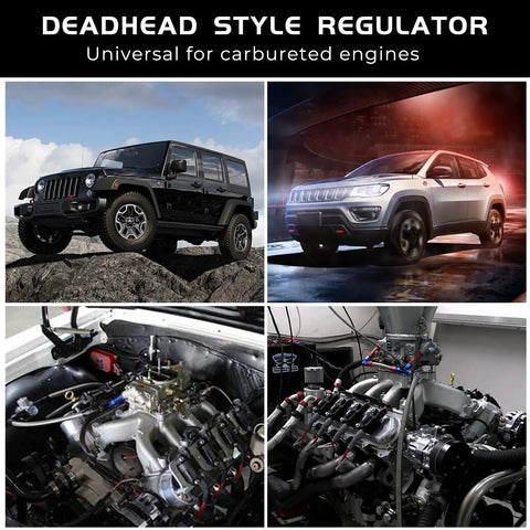 Dial In Your Street Build With This Universal Fuel Pressure Regulator Delivering Steady 1 To 5 Psi Control And A Rock Solid Gauge ideal for carbureted vehicles.