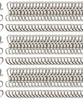 Hella Durable Zinc Alloy Swivel Snap Hooks And D Rings For Purse Hardware, Keychain Crafting, Sewing, 122 Piece Kit layout.
