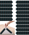 16 Pcs Rug Tape Non Slip Rug Grippers For Hardwood Floors And Tile That Stays Put In High Traffic Areas Keep Corners Flat With Pointed Long Strips