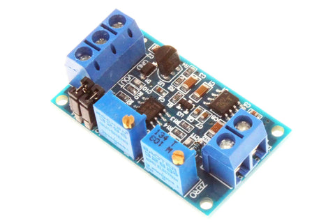 Image of Current To Voltage Converter Module For 4-20mA And 0-20mA Signals With 0-3.3V 0-5V And 0-10V Output, showing its circuitry and connectors.