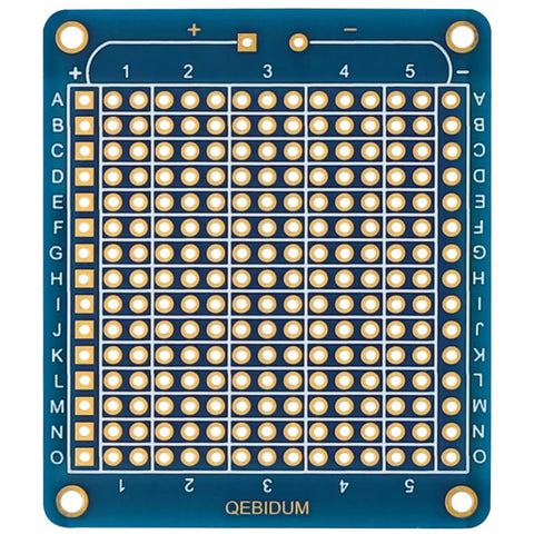 Double Sided Protoboard Kit For DIY Electronics, Solderable Breadboard Prototyping Board With Gold Plated Pads, 2.54mm Pitch