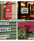 Examples of Dual Color 10x2 Inch ABS Plastic Engraving Blanks 6 Pack 1.3mm Thick Yard Signs And Name Plates for various uses