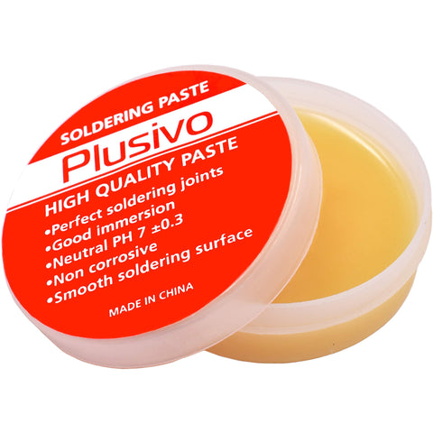 Solder Wire and Rosin Paste Flux Kit for PCB Soldering and DIY Projects 60-40 Tin Lead Rosin Core Wire 1mm 100g and Rosin Flux Paste