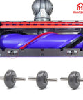 4 Pairs Soleplate Wheels Replacement For V6 V7 V8 V10 V11 V15 Drive Cleaner Head Rollers with vacuum head