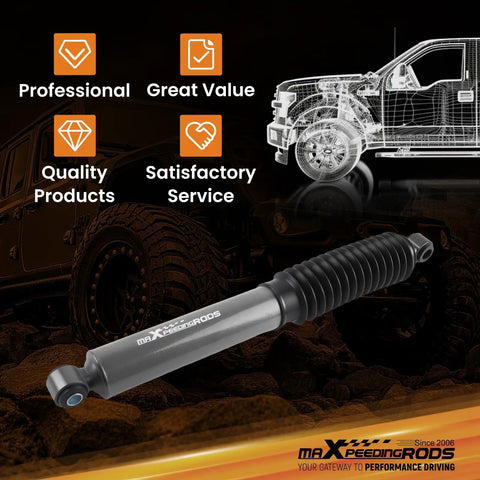 G1 Version Beefy Steering Damper Stabilizer For Jeep Wrangler 1987 2009 And Chevrolet Silverado 1500 2500 Avalanche 2002 2006 displayed