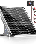 50W Solar Panel Kit With 12V Trickle Charger Maintainer And 10A MPPT Charge Controller Plus Adjustable Mount Bracket