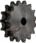 Double Strand Roller Chain Sprocket With Type B Hub Reboreable For 140 Chain Size 1.75 Inch Pitch 21 Teeth