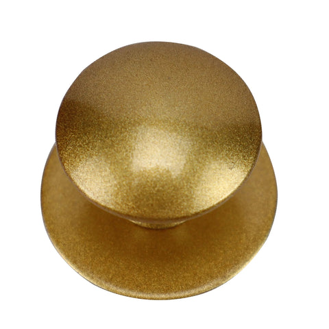 4 Pack Self Adhesive Drawer Knobs Mini Handles For Kitchen Cabinets And Doors, champagne finish top view, stainless steel.