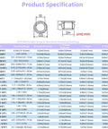 Plastic Snap In Bushing Set, 20 Pcs, 1.125 Inch Mounting Diameter, Fits 27.5 To 28.5 Millimeter Holes, Nylon Knockout Bushings diagram