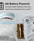 Smart Smoke And Carbon Monoxide Detector With Ring App Real Time Alerts Wire Free Interconnect AA Battery Powered Doubles Detection