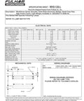Technical specifications sheet for Workhorse 5 Adaptable Electronic Fluorescent Lamp Ballast With Instant Start And Quiet Operation