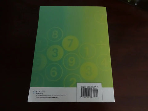 Back cover of Calculus 10th Edition Textbook by Larson And Edwards, paperback with abstract number design and barcode.
