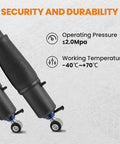 Beefed Up Rear Air Shock Suspension Struts Fit Cadillac Escalade Chevy Tahoe Suburban 1500 GMC Yukon 2000 2014 25979391 25979393