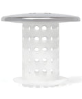 Chrome Tub Drain Hair Catcher 2 Pack For 1.5 To 1.75 Inch Tub And Shower Drains Quick Install Clog Shield That Traps Hair Without Slowing Water