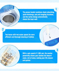 Gotta Love This Ultra Compact Portable Twin Tub Washer Straight Up Silver Ion Deep Clean 18 Pound Laundry Spinner Combo built for efficient cleaning with dual hoses.