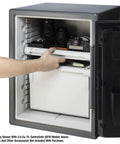 White Shelf Insert For SFW205 Fireproof And Waterproof Safes With A Multi Position Tray For Custom Organization And Easy Stash
