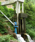 Installed 3KW 5KW 10KW Axial Flow Hydroelectric Generator Set 220V 50Hz Excitation With Pure Copper Windings in scenic setting