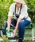 Ergonomic Garden Kneeler With Tush Pad And Handles For Pain Free Kneeling While Gardening Senior Friendly Versatile Garden Stool