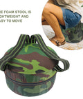 Wearable Garden Stool With Soft Foam Cushion, Ultra Lightweight Outdoor Work Seat for Planting, Weeding, and Garden Projects