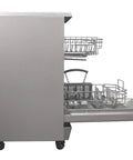 Sleek Heavy Duty Portable Dishwasher 18 Inch With Stainless Steel Tub and pull-out basket for easy loading.