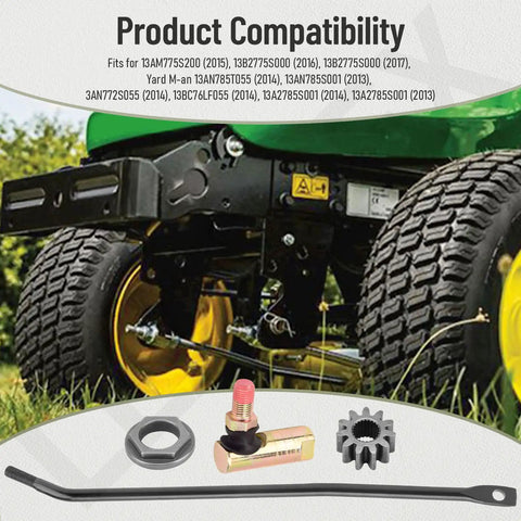 Beefed Up Heavy Duty Steering Drag Link Gear And Ball Joint Kit For Truck And SUV Replacement Includes 747-05385A Drag Link 923-0448A Ball Joint 617-04094 Gear 112-0917 Gear Bush And 1 Pack. lawn tractor steering parts and compatibility chart