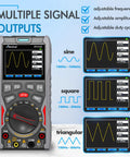 All In One Handheld Oscilloscope And Multimeter With Built In Signal Generator 12MHz Bandwidth 50MSa Per Second Sampling Voltage Tester