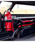 Rubber clamp for mounting tools and equipment (2.5–7.5 in diameter) secured in a vehicle cargo area