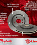 R Line Front Disc Brake Rotor Replacement For Chevy And GMC Cars Trucks And SUVs Stop On A Dime With OE Spec G3000 Material Premium Rotor