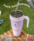 Chill Out With This Wicked 40 Oz Stainless Steel Tumbler Features A Sturdy Handle And Elite Dual Wall Insulation, pink design.