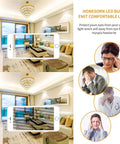 Comparison of room lighting with and without LED bulbs, showing reduced glare and eye strain with Vanity LED Globe Light Bulbs For Bathroom.