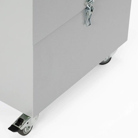6V Fume Extraction Unit with wheels and latch, showcasing adjustable pressure for smooth airflow and dependable constant flow control
