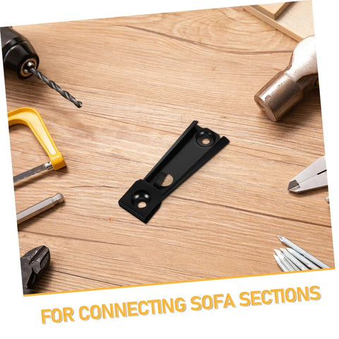 Heavy Duty Sofa Stabilizer Brackets In A Four Pack For Sectional Couch Repair And Hidden Furniture Connector Kit Built To Lock Down Loose Frames And Ditch That Saggy Wobble For Permanent Secure Fit