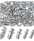 Heavy Duty Hollow Wall Anchors Kit With M4 M5 M6 M8 Petal Jack Nuts And Expansion Screws, Drywall Anchors With Screws M8x30mm 30pcs